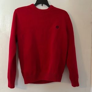 Chaps 100% Cotton Red Sweater